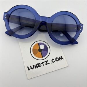 Cutler & Gross 1377 Blue Round Sunglasses